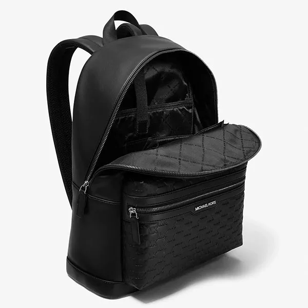 Balo Michael Kors MK Outlet Cooper Logo Embossed Backpack 37S5LCOB2U Màu Đen