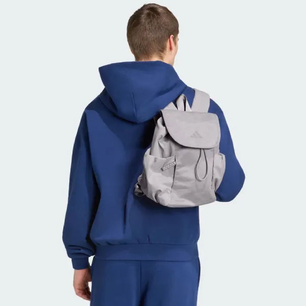 Balo Unisex Adidas Soft Lux Flap Backpack KT4434 Màu Xám