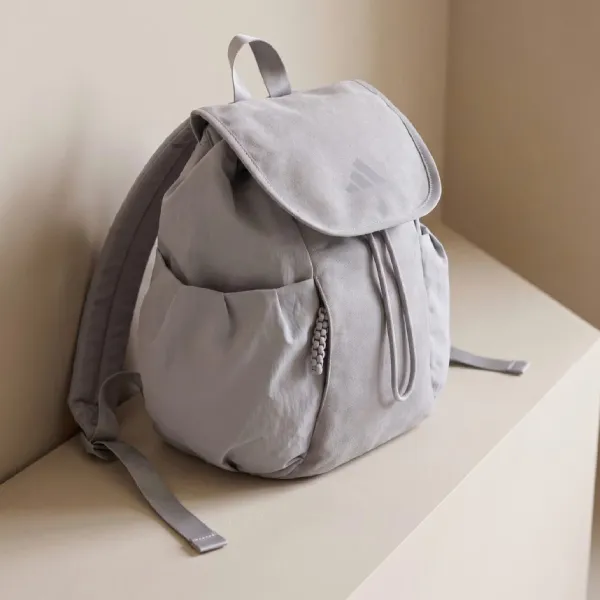 Balo Unisex Adidas Soft Lux Flap Backpack KT4434 Màu Xám