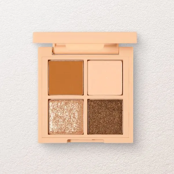 Bảng Phấn Mắt 3CE Multi Eye Color Palette Tone Almond Fudge Mini 4 Ô Màu 3.2g