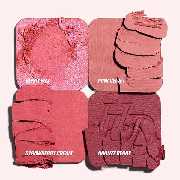 Bảng Phấn Mắt Huda Beauty Blush Filter Blurring Blushlighters Palette Rose Berry