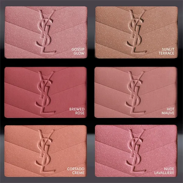 Bảng Phấn Má Yves Saint Laurent YSL Brewed Reflections Couture Face Palette Light To Medium