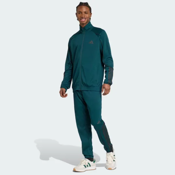 Bộ Thể Thao Nam Adidas Stadium 3-Stripes Tracksuit JX5528 Màu Xanh Lá Size XS
