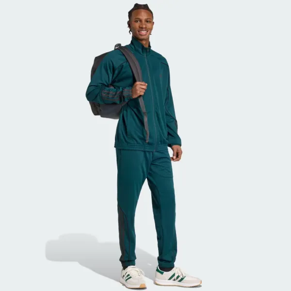 Bộ Thể Thao Nam Adidas Stadium 3-Stripes Tracksuit JX5528 Màu Xanh Lá Size XS