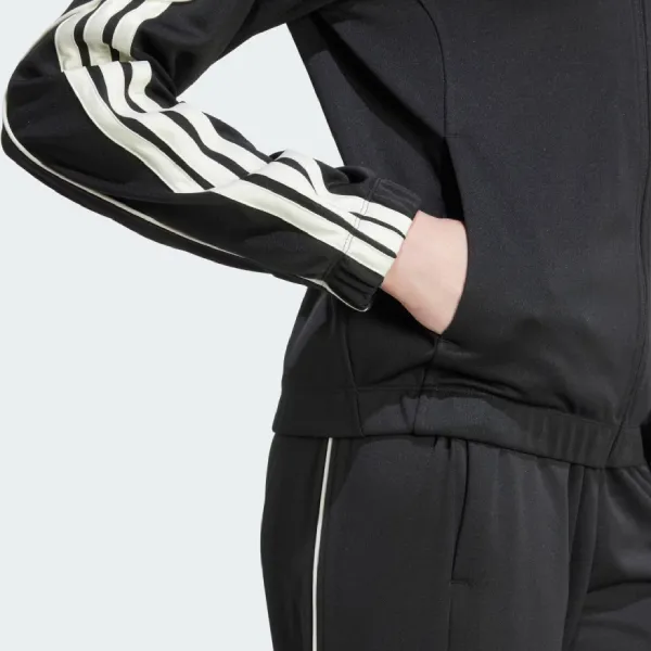 Bộ Thể Thao Nữ Adidas Stadium 3-Stripes Tracksuit JX0471 Màu Đen Size 2XS