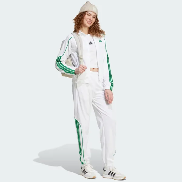Bộ Thể Thao Nữ Adidas Stadium 3-Stripes Tracksuit JX0473 Màu Trắng Size 2XS