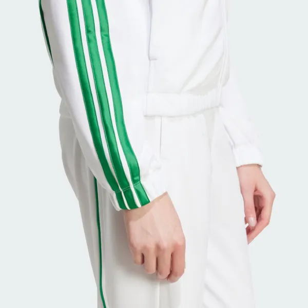 Bộ Thể Thao Nữ Adidas Stadium 3-Stripes Tracksuit JX0473 Màu Trắng Size 2XS