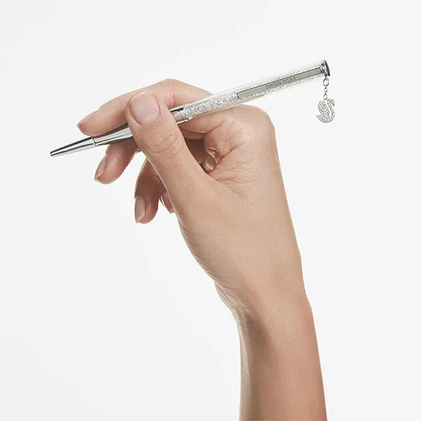 Bút Ký Swarovski Crystalline Ballpoint Pen Swan, Chrome Plated 5728406 Màu Bạc