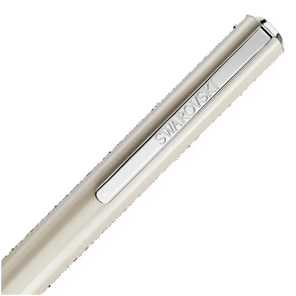 Bút Ký Swarovski Shimmer Ballpoint Pen Beige, Beige Lacquered, Chrome Plated 5707705 Màu Be