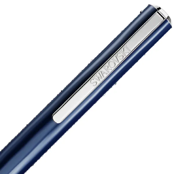 Bút Ký Swarovski Shimmer Ballpoint Pen Blue, Blue Lacquered, Chrome Plated 5707709 Màu Xanh Blue