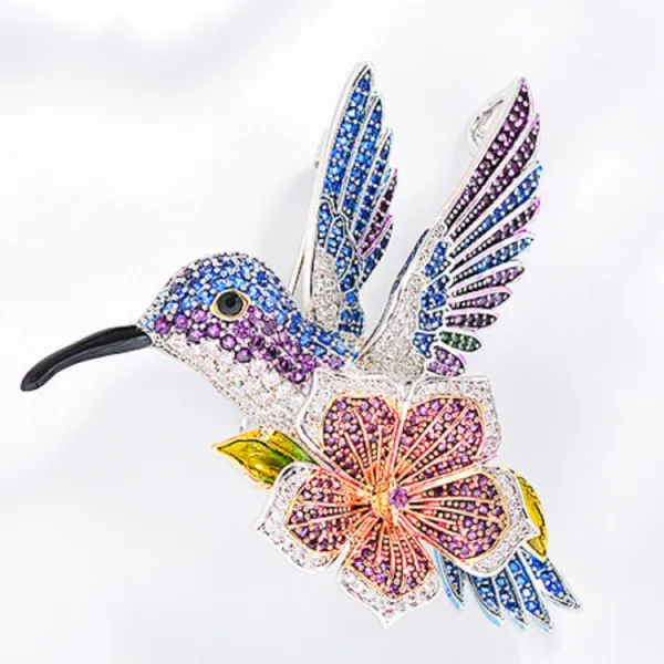 Cài Áo Nữ Meri Blooming Wings BR124 Phối Màu
