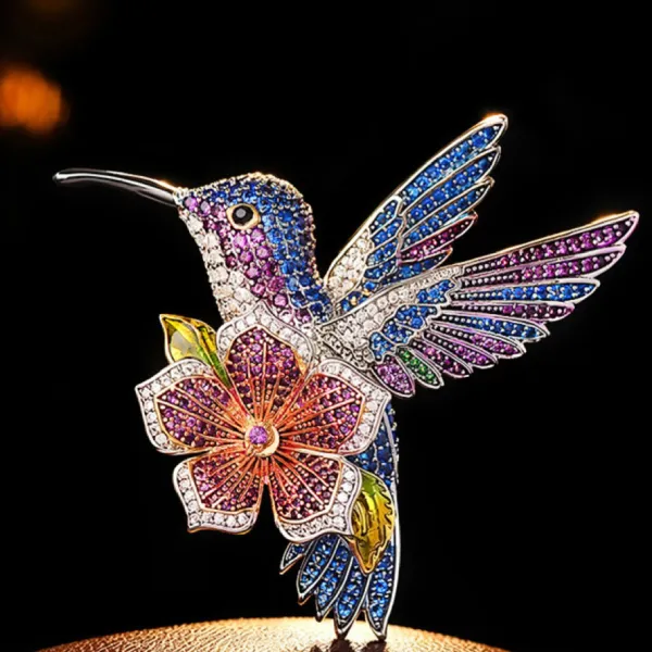 Cài Áo Nữ Meri Blooming Wings BR124 Phối Màu