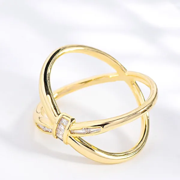 Cài Khăn Nữ Meri Timeless Knot Màu Vàng Gold
