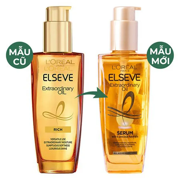 Dầu Dưỡng Tóc Mềm Mượt Chắc Khỏe L'Oreal Elseve Extraordinary Oil Serum With 6 Precious Floral Oil 100ml