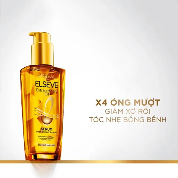 Dầu Dưỡng Tóc Mềm Mượt Chắc Khỏe L'Oreal Elseve Extraordinary Oil Serum With 6 Precious Floral Oil 100ml