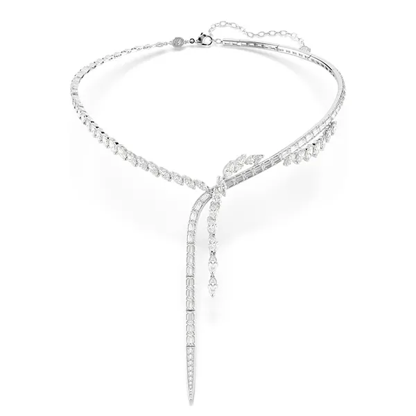 Dây Chuyền Nữ Swarovski Mesmera Y Necklace 5748652 Màu Bạc