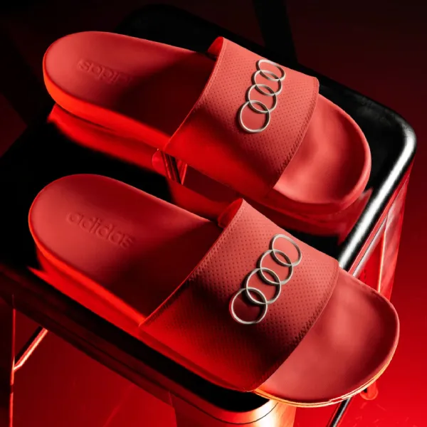 Dép Adidas Adilette Comfort Audi Revolut F1 Team KI6083 Màu Đỏ Size 10