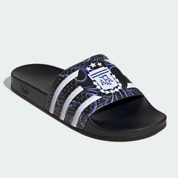 Dép Adidas Argentina Trefoil KZ9396 Màu Đen Size 39