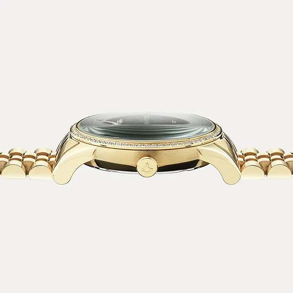 Đồng Hồ Nam Vivienne Westwood Wallace Watch VV208GDGD 38mm Màu Vàng Gold/Xanh