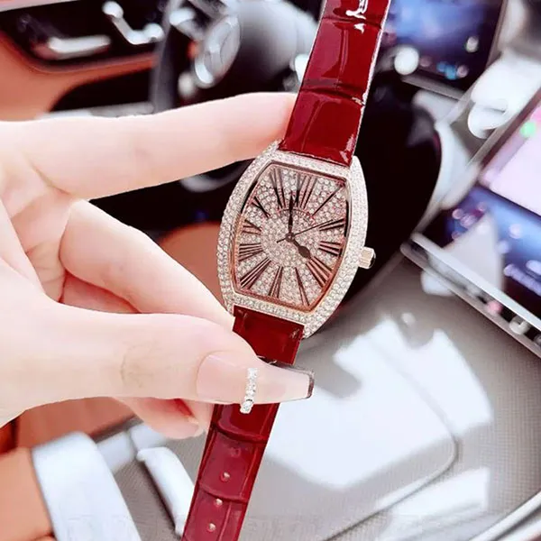 Đồng Hồ Nữ Roberto Era Frank Muller RE0224 Màu Đỏ/ Vàng Hồng
