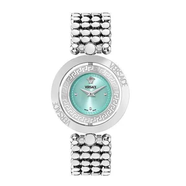 Đồng Hồ Nữ Versace Eon Restyling Watch VEHFA0425 Màu Bạc/Xanh Ngọc