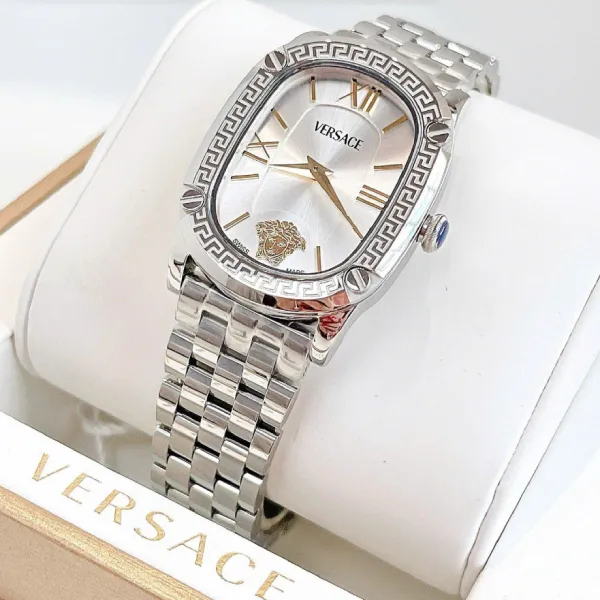 Đồng Hồ Nữ Versace Quartz V2314661 35mm Màu Bạc