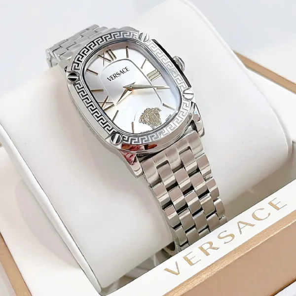 Đồng Hồ Nữ Versace Quartz V2314661 35mm Màu Bạc