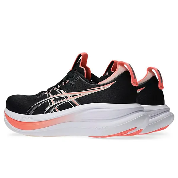 Giày Chạy Bộ Nữ Asics Gel Nimbus 28 1012B899.003 Màu Đen Phối Hồng Size 38
