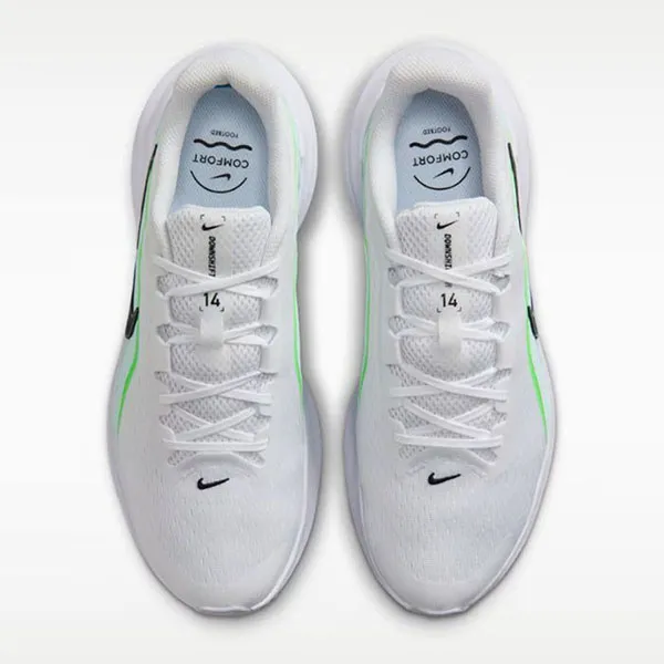 Giày Chạy Bộ Nữ Nike Downshifter 14 IB1895-100 Màu Trắng Xanh Size 7