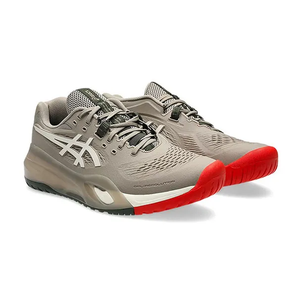 Giày Tennis/ Pickleball Nam Asics Gel Resolution X - 1041A481.200 Màu Xám Đỏ Size 7