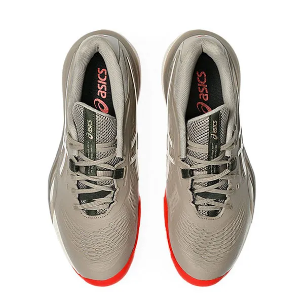 Giày Tennis/ Pickleball Nam Asics Gel Resolution X - 1041A481.200 Màu Xám Đỏ Size 7