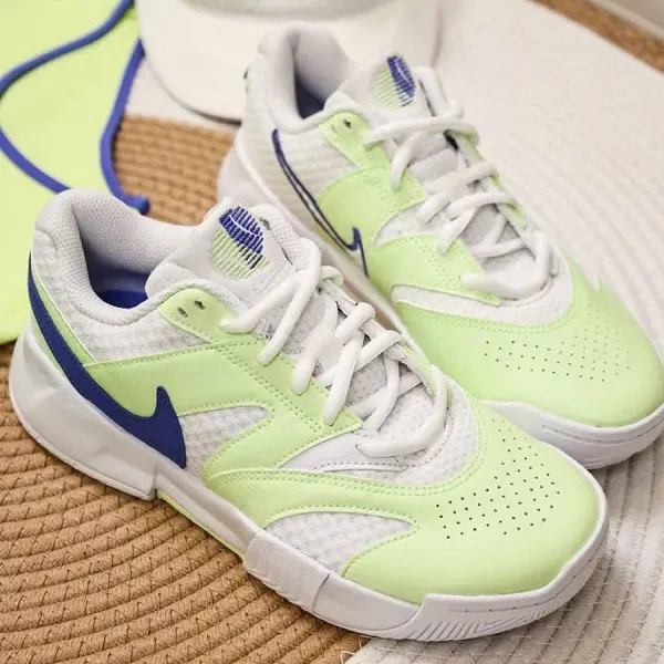 Giày Tennis/ Pickleball Nữ Nike Court Lite 4 Shoes FD6575-111 Tennis Màu Trắng Phối Xanh Size 5.5
