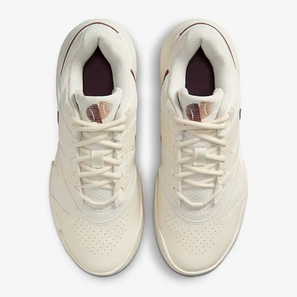 Giày Tennis/Pickleball Nữ Nike Court Lite 4 Pale Ivory FD6575-109 Màu Kem Đỏ Size 9