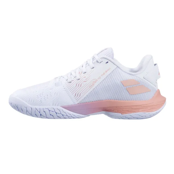 Giày Tennis/Pickleball Nữ Babolat Jet Tere 2 Premium All Court Dam 31F26975C-1120 Màu Trắng Size 36