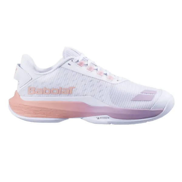 Giày Tennis/Pickleball Nữ Babolat Jet Tere 2 Premium All Court Dam 31F26975C-1120 Màu Trắng Size 36