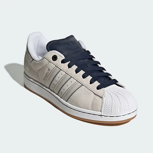 Giày Thể Thao Nam Adidas Superstar II JI0132 Màu Xám/Xanh Size 39 1/3