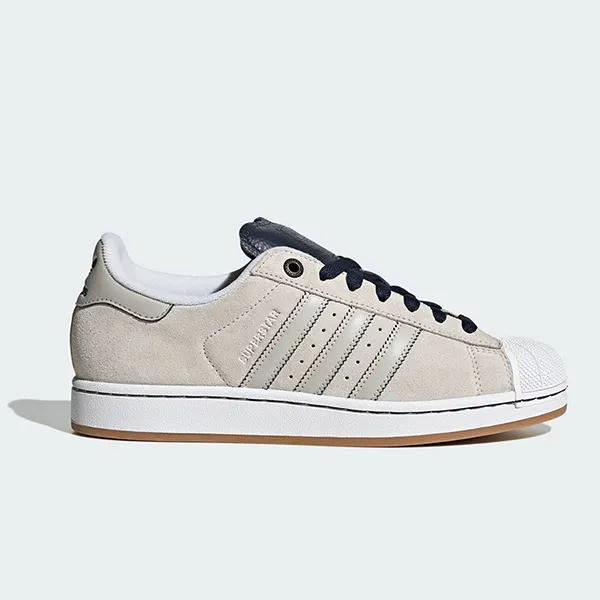 Giày Thể Thao Nam Adidas Superstar II JI0132 Màu Xám/Xanh Size 39 1/3