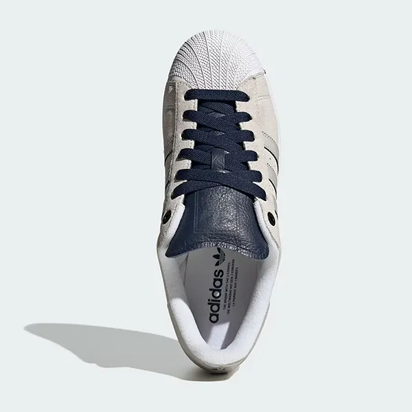 Giày Thể Thao Nam Adidas Superstar II JI0132 Màu Xám/Xanh Size 39 1/3