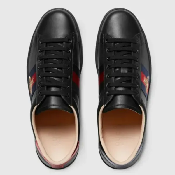 Giày Thể Thao Nam Gucci Ace Embroidered 'Black Bee' 429446-A38G0-1284 Màu Đen Size 39.5