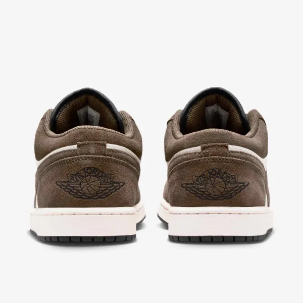 Giày Thể Thao Nam Nike Air Jordan 1 Low 553558-200 Màu Nâu Trắng Size 40