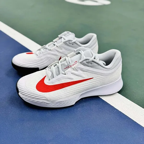 Giày Thể Thao Nam Nike Vapor Pro 3 Tennis Shoes FZ2161-109 Màu Trắng/Đỏ Size 9