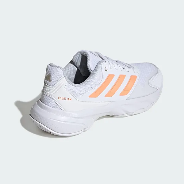 Giày Thể Thao Nữ Adidas Tennis Courtjam Control 3 JR1788 Màu Trắng/Cam Size 36 2/3