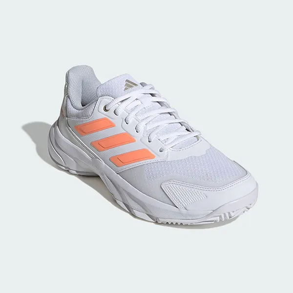 Giày Thể Thao Nữ Adidas Tennis Courtjam Control 3 JR1788 Màu Trắng/Cam Size 36 2/3