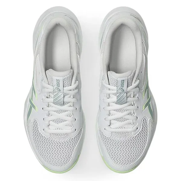 Giày Thể Thao Nữ Asics Gel-Rocket 12 1072A119.107 Màu Trắng Xanh Size 39.5