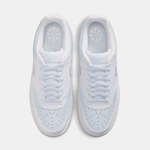 Giày Thể Thao Nữ Nike Court Vision Low Next Nature FV9952-105 Màu Trắng Xanh Size 5.5