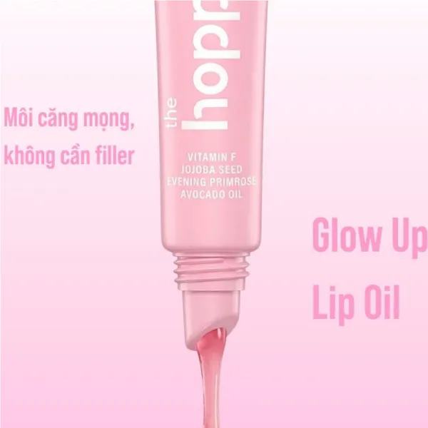 Son Dưỡng Môi Căng Mọng Và Cấp Ẩm The Hoppa Glow Up Lip Oil 10ml