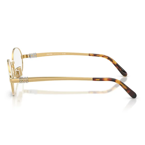 Gọng Kính Cận Nữ Miu Miu 0MU 50ZV 5AK1O1 Màu Vàng Gold
