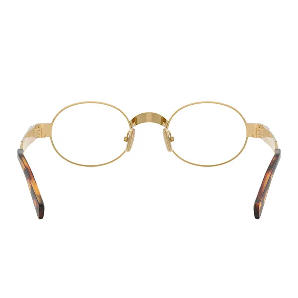 Gọng Kính Cận Nữ Miu Miu Gold Sunglasses 0MU B51S 5AK10W Màu Vàng Gold