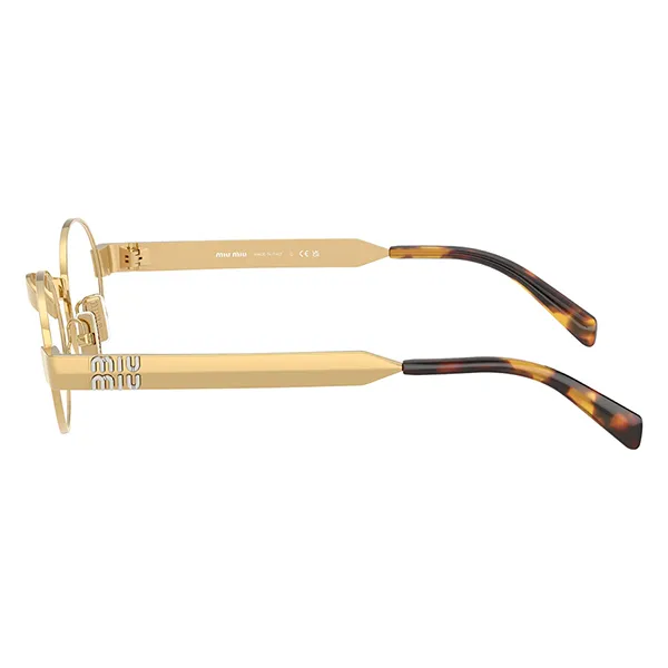 Gọng Kính Cận Nữ Miu Miu Gold Sunglasses 0MU B51S 5AK10W Màu Vàng Gold