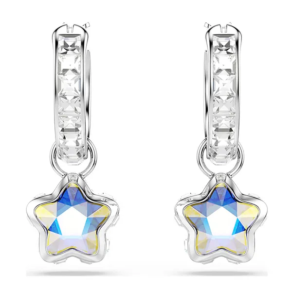 Khuyên Tai Nữ Swarovski Chroma Drop Earrings 5754172 Màu Bạc